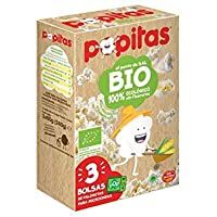 Los mejores  - Bio palomitas para microondas al punto de sal 100% ecológico sin gluten pack 3x80 g estuche 240 g